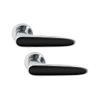 Ручки на розетте RDA Idea (WC50-RY50) хром/черный